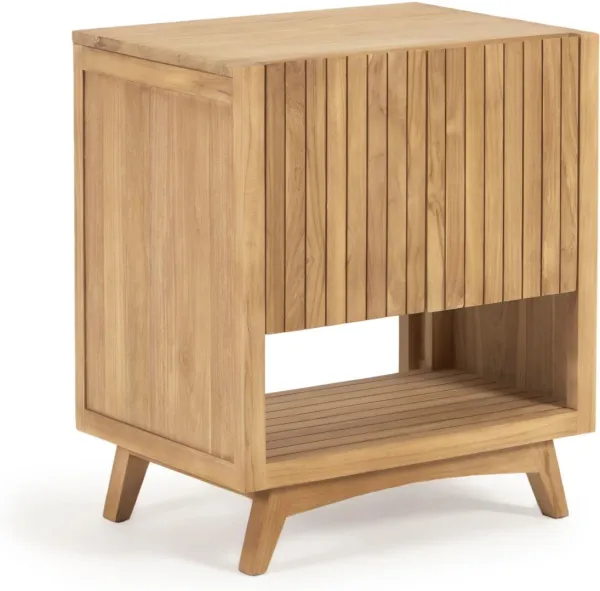 Kuveni, Badrumsskåp, naturlig, H80x70x50 cm, massivt trä