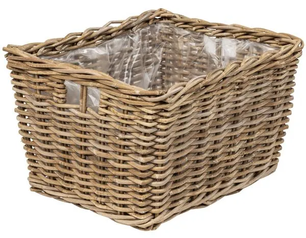 Avlång korg med handtag 50x40x30cm