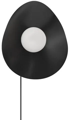 NORR11 Fuji Liten Vägglampa Burned Black